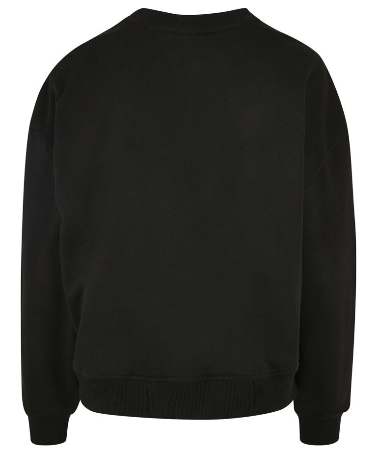 Build Your Brand &#8211; Womens Oversized Crew Neck Sweatshirt BY212, Vivid Promotion Workwear