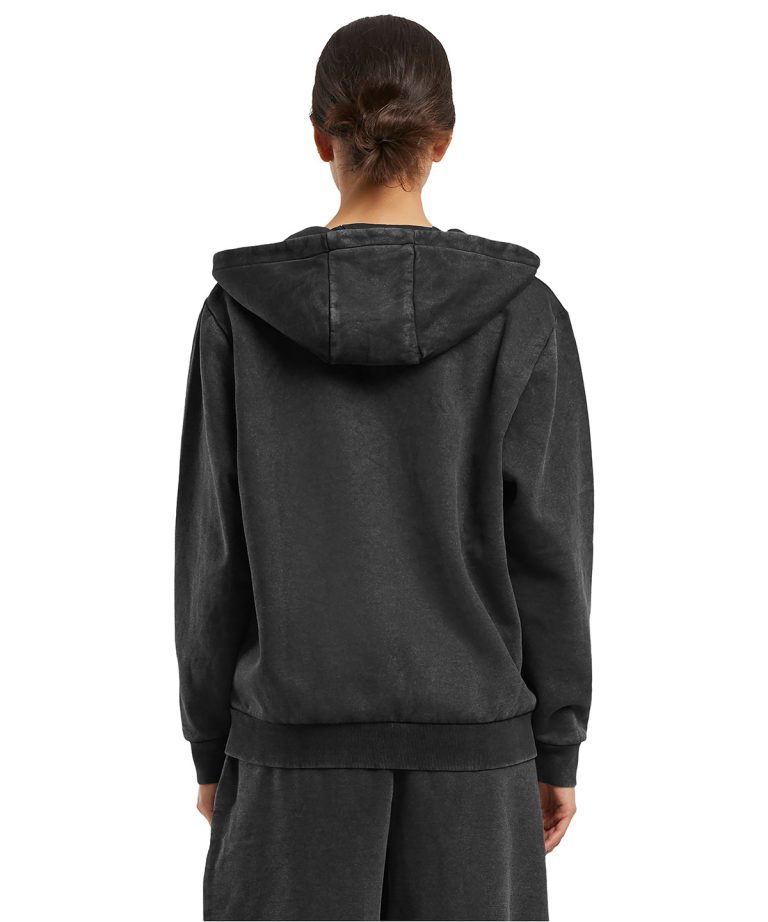 Build Your Brand &#8211; Womens Vintage Heavy Zip Hoodie BY299, Vivid Promotion Workwear