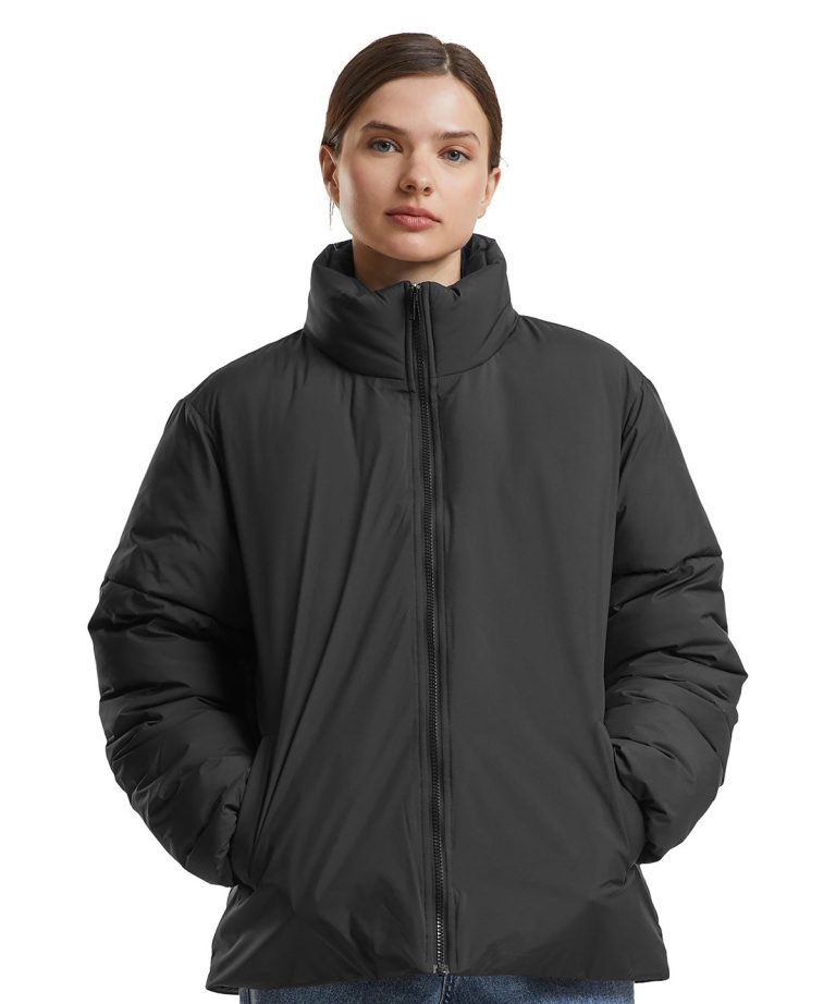 Build Your Brand - Womens Loose Puffer Jacket BY383