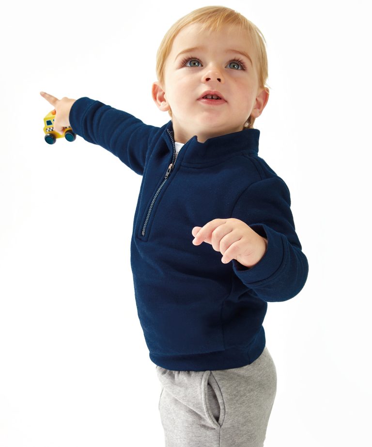 Babybugz &#8211; Baby Zip Sweatshirt BZ066, Vivid Promotion Workwear