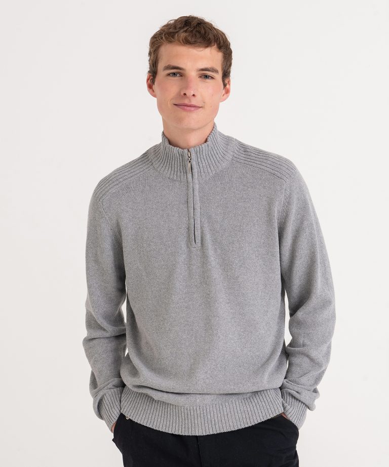 Awdis Ecologie - Wakhan  Regen Zip Knit Sweater EA061