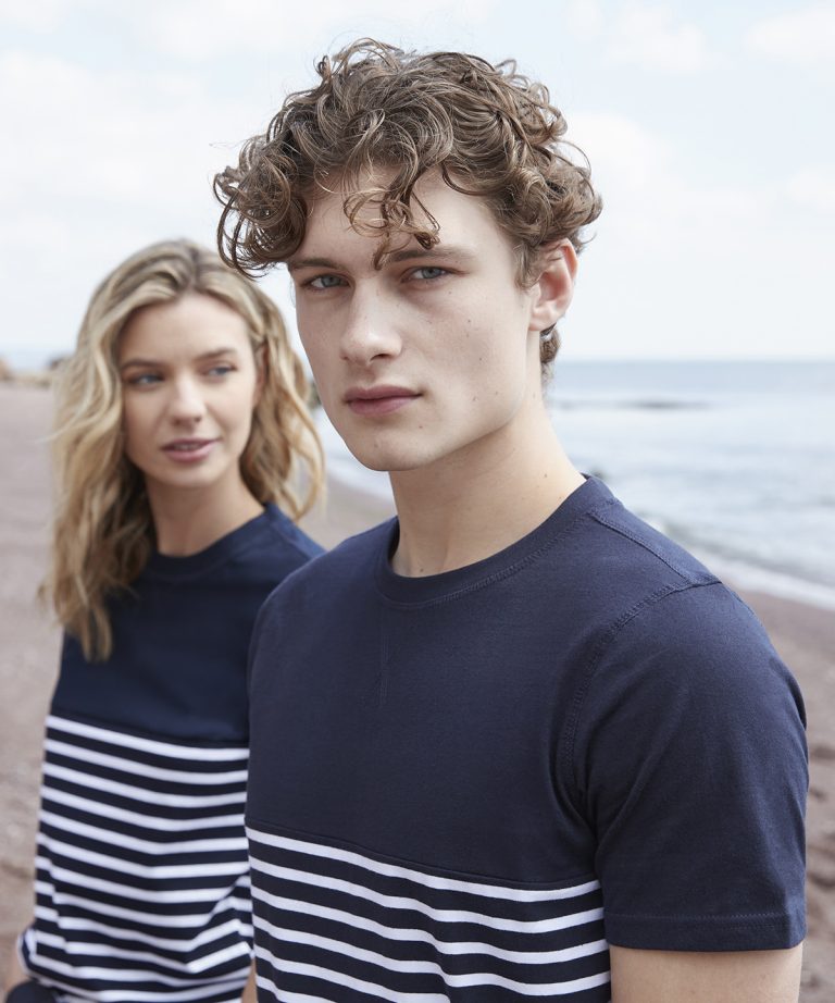 Alternative view of Front Row - Short - Sleeved Breton T FR135