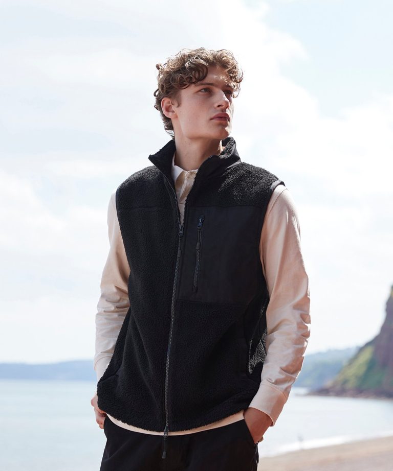 Front Row &#8211; Recycled Sherpa Gilet FR855, Vivid Promotion Workwear