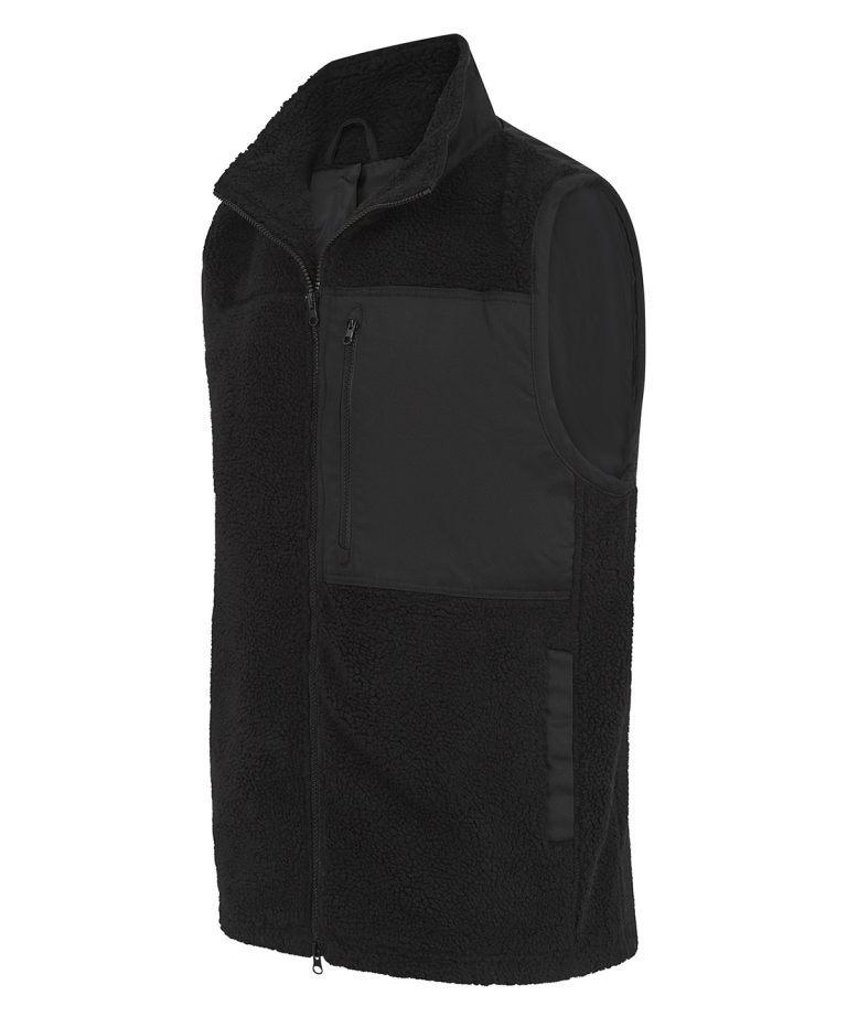 Front Row &#8211; Recycled Sherpa Gilet FR855, Vivid Promotion Workwear