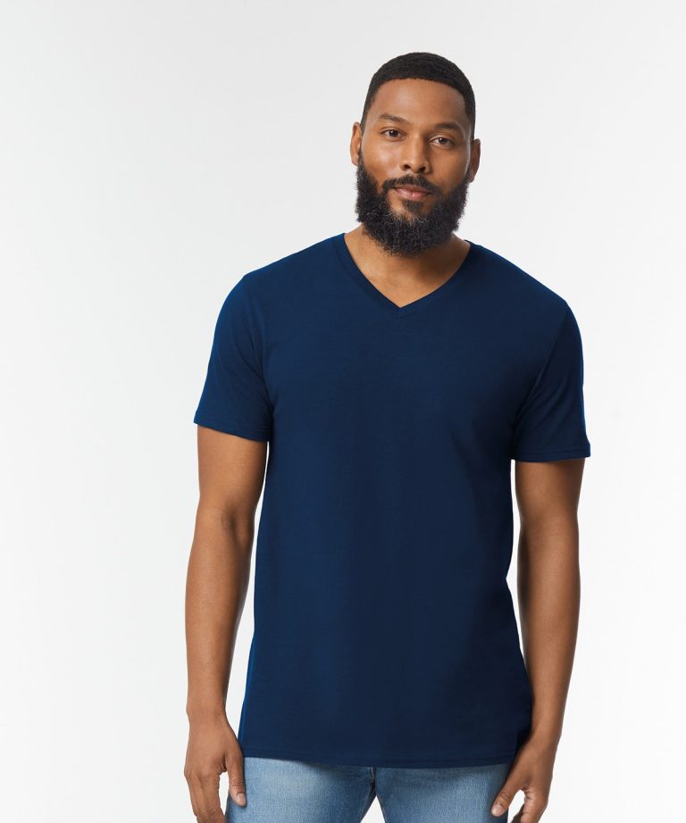 Alternative view of Gildan - Softstyle V - Neck T - Shirt GD010