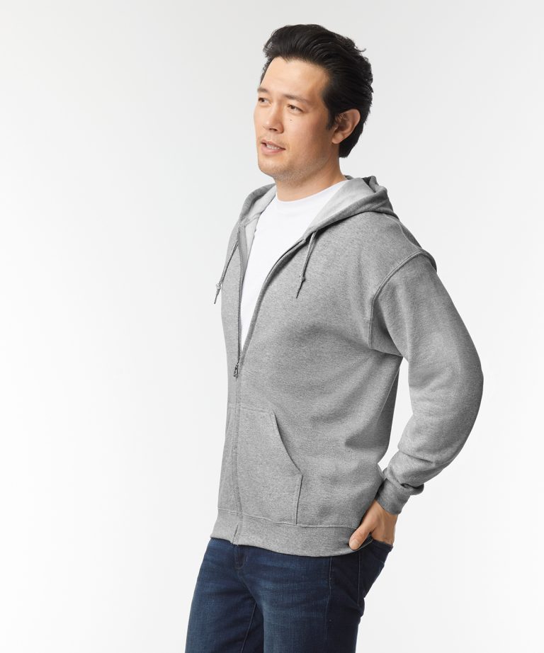 Gildan &#8211; Heavy Blend  Full Zip Hooded Sweatshirt GD058 Unisex, Vivid Promotion Workwear