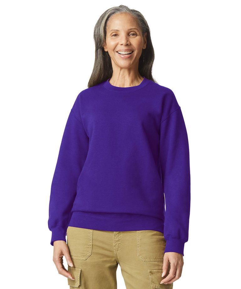 Gildan &#8211; Softstyle Midweight Fleece Adult Crew Neck GD066, Vivid Promotion Workwear