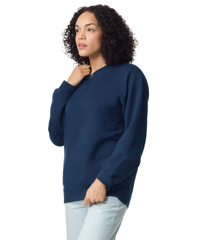 Gildan - Softstyle Midweight Adult Fleece 1| 4 - Zip Sweatshirt GD069