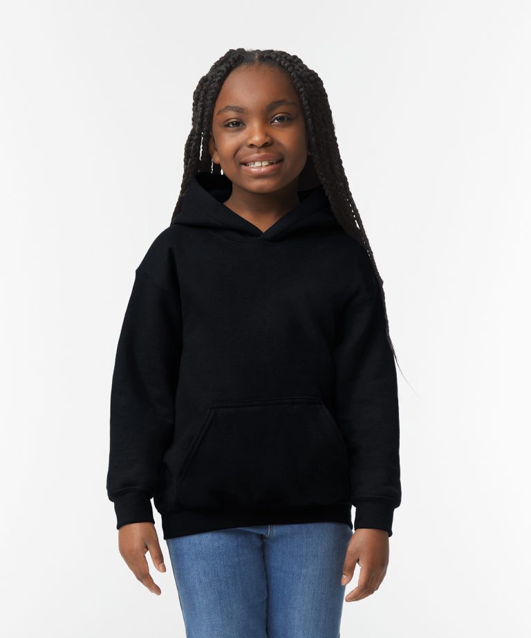 Alternative view of Gildan - Heavy Blend Youth Hooded Sweatshirt GD57B Unisex