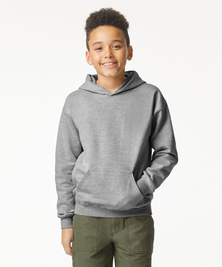 Alternative view of Gildan - Softstyle Midweight Fleece Youth Hoodie GD67B Unisex