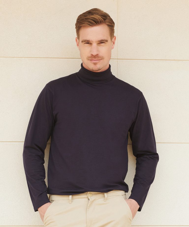 Henbury - Long Sleeve Roll Neck Top HB020