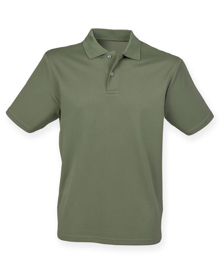Alternative view of Henbury - Coolplus Polo Shirt HB475