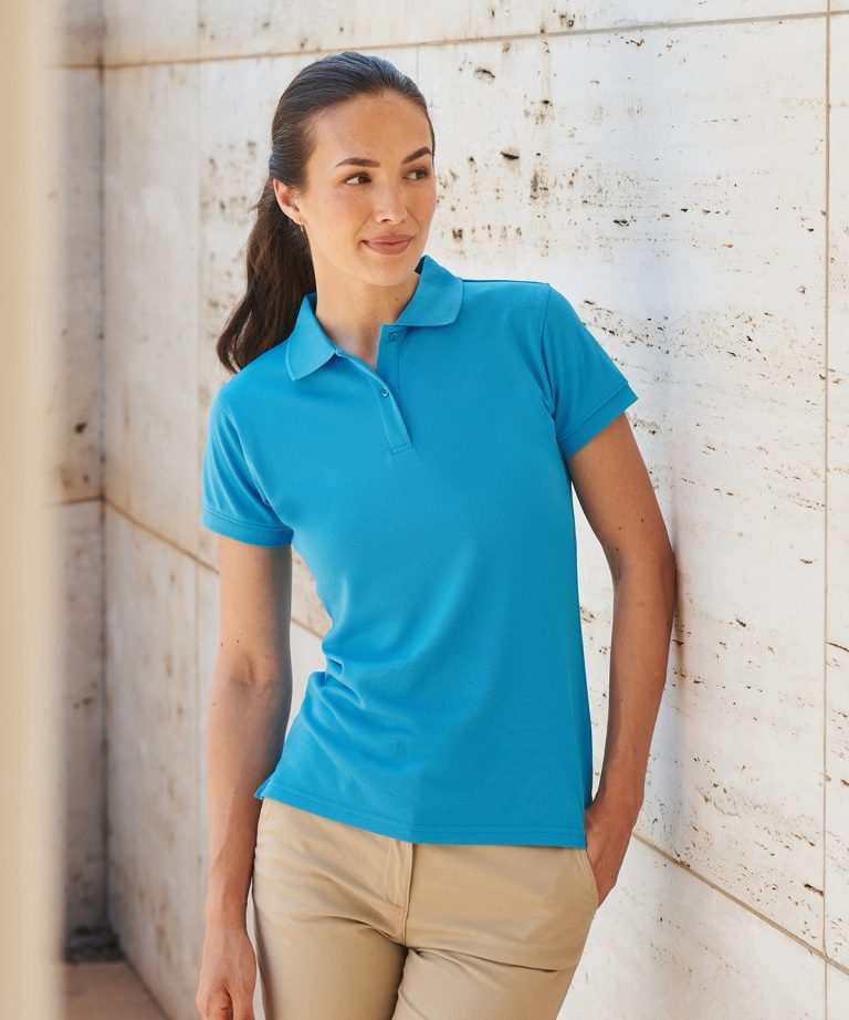 Henbury &#8211; Womens Coolplus Polo Shirt HB476, Vivid Promotion Workwear