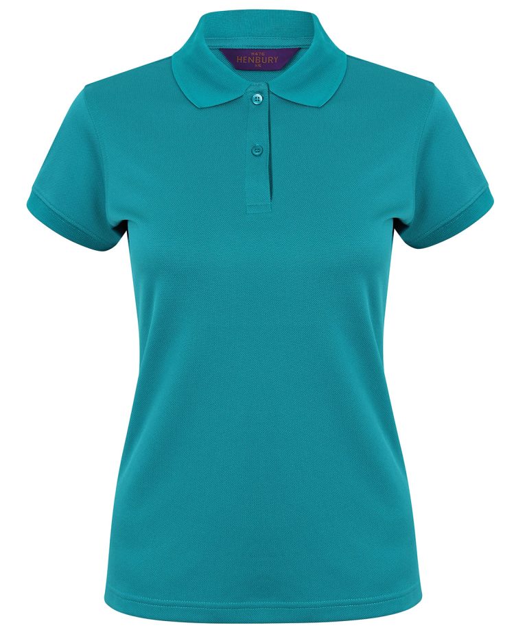 Alternative view of Henbury - Womens Coolplus Polo Shirt HB476