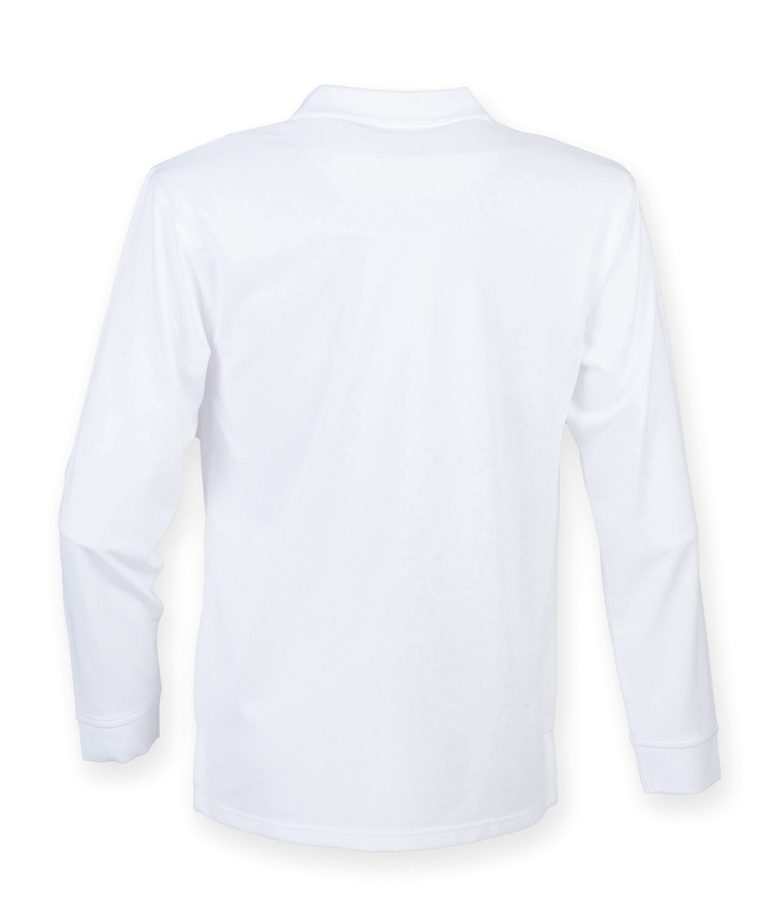 Henbury &#8211; Long Sleeve Coolplus Polo Shirt HB478, Vivid Promotion Workwear