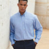 Henbury &#8211; Womens Modern Long Sleeve Oxford Shirt HB513, Vivid Promotion Workwear