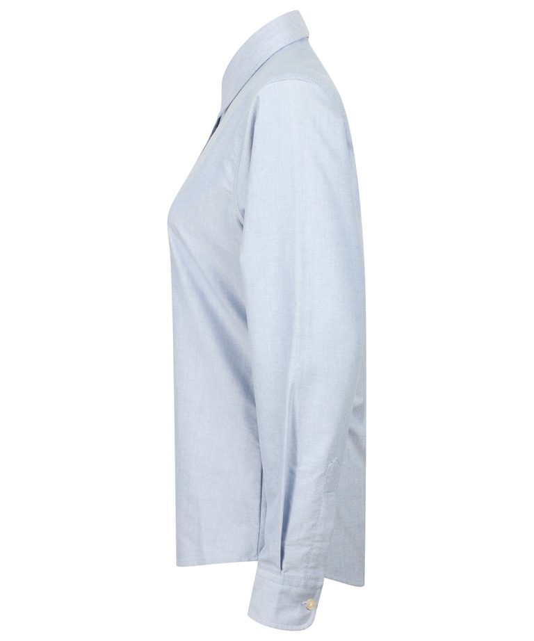 Henbury &#8211; Womens Classic Long Sleeve Oxford Shirt HB511, Vivid Promotion Workwear