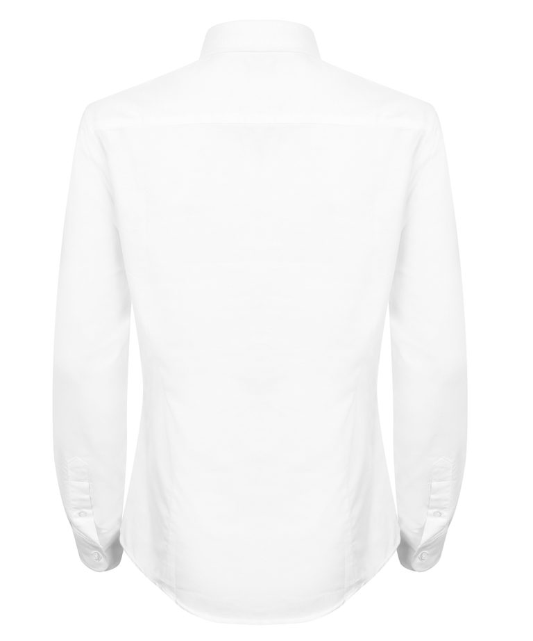 Henbury &#8211; Womens Modern Long Sleeve Oxford Shirt HB513, Vivid Promotion Workwear