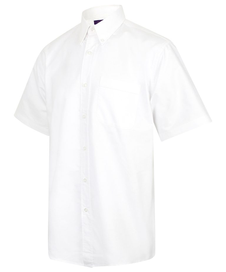 Henbury &#8211; Short Sleeve Classic Oxford Shirt HB515, Vivid Promotion Workwear