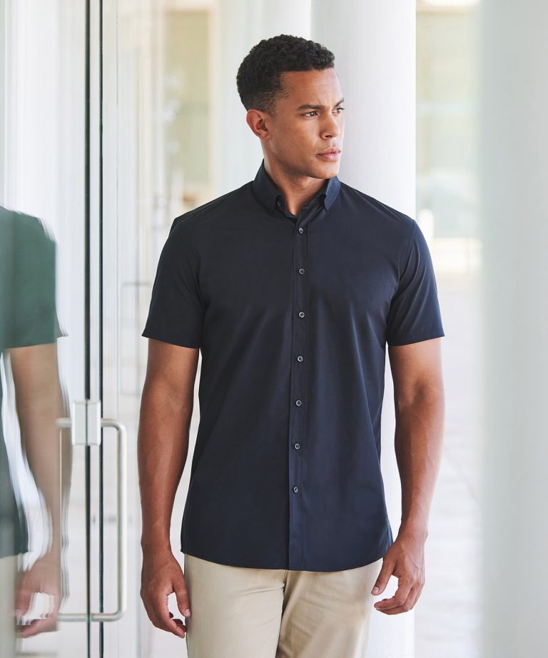 Henbury - Short Sleeve Cotton - Feel Coolplus Shirt HB588