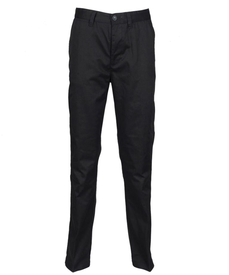Alternative view of Henbury - Womens 65 | 35 Flat Fronted Chino Trousers HB641