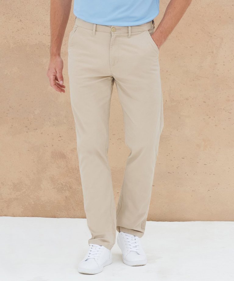 Henbury - Stretch Chinos With Flex Waistband HB650