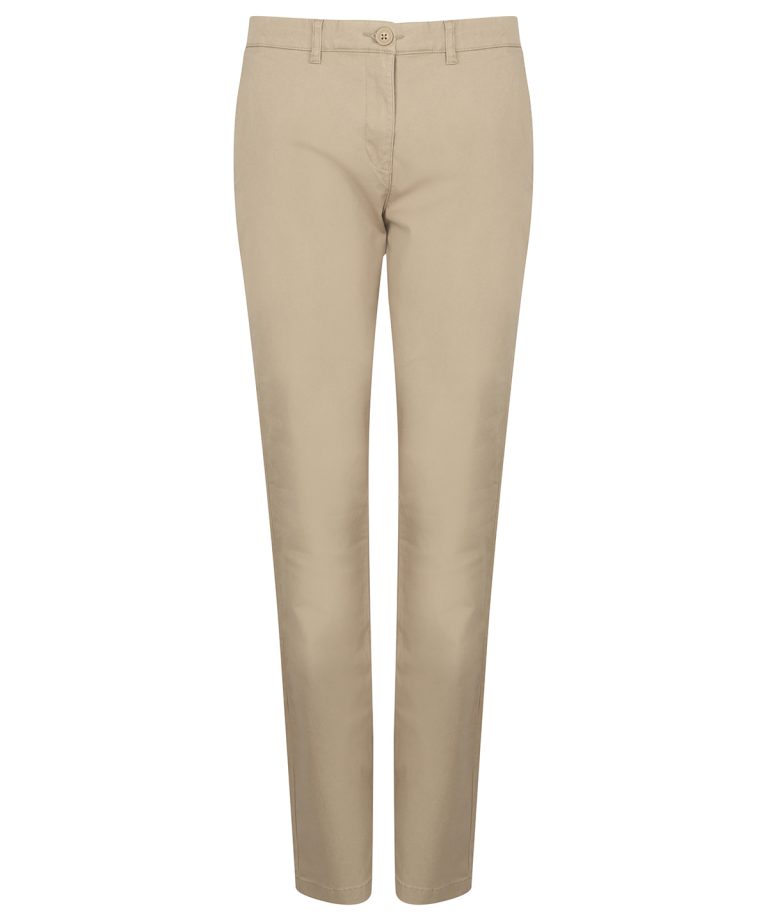 Alternative view of Henbury - Womens Stretch Chinos HB651