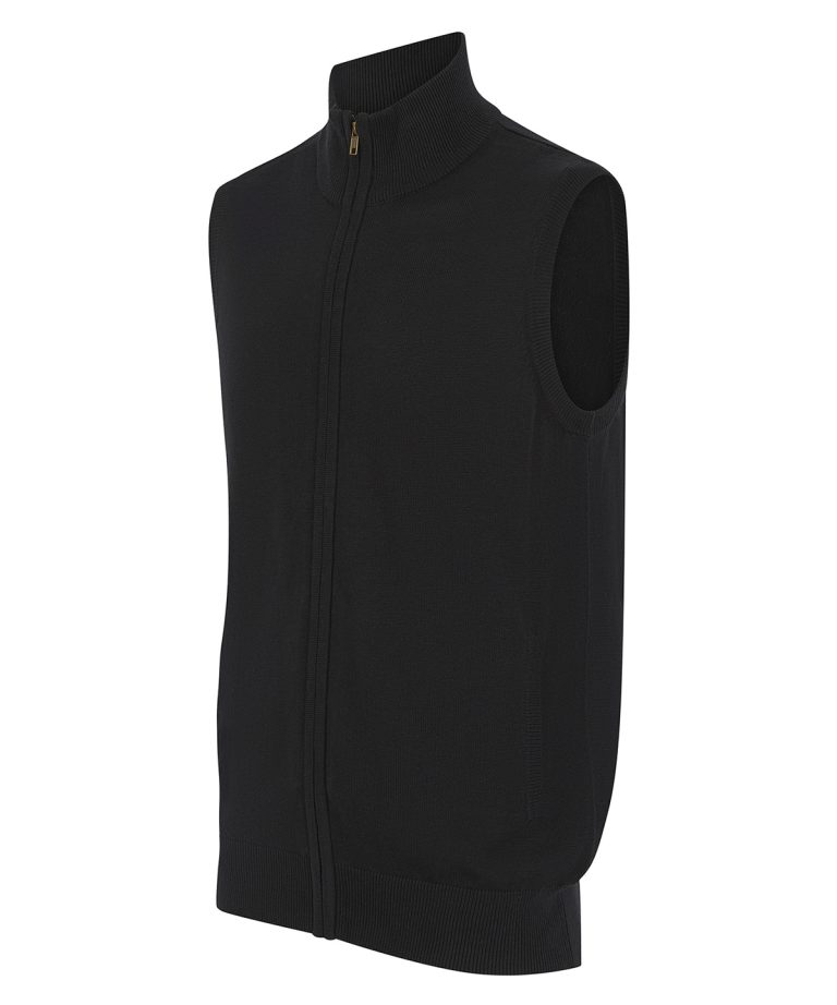 Henbury &#8211; Sleeveless Zip &#8211; Through Jumper HB711, Vivid Promotion Workwear