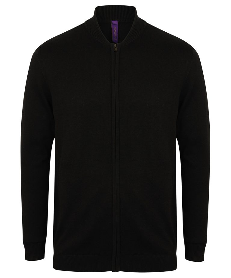 Henbury - Unisex Zip Through Cardigan HB718