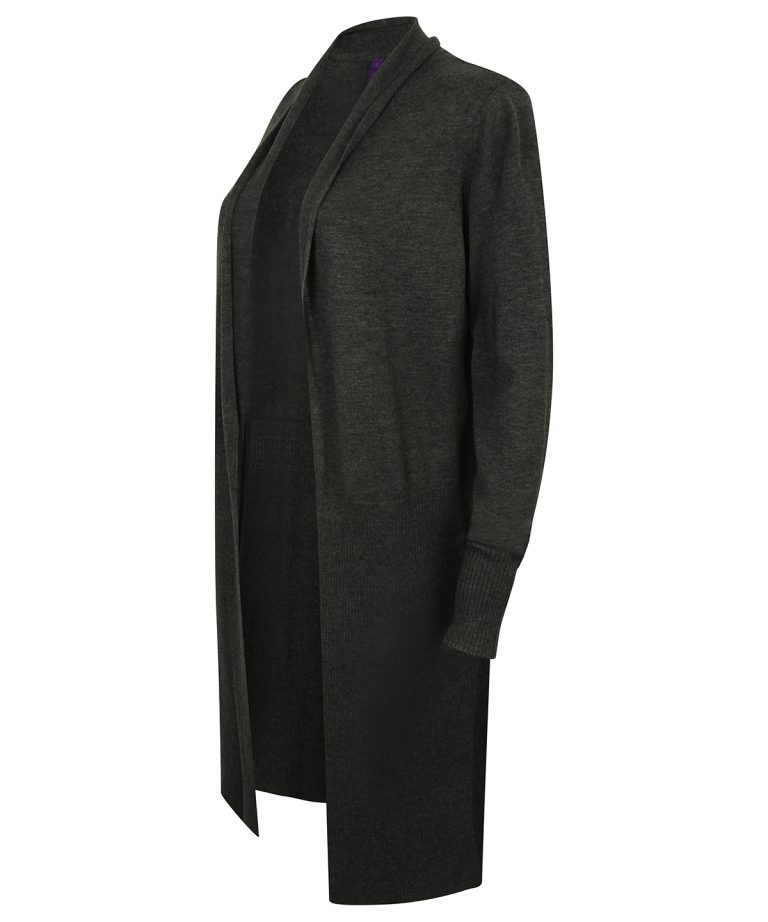 Henbury &#8211; Womens Longline Open Cardigan HB719, Vivid Promotion Workwear