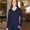 Premier &#8211; Essential Acrylic V-Neck Sweater PR400, Vivid Promotion Workwear