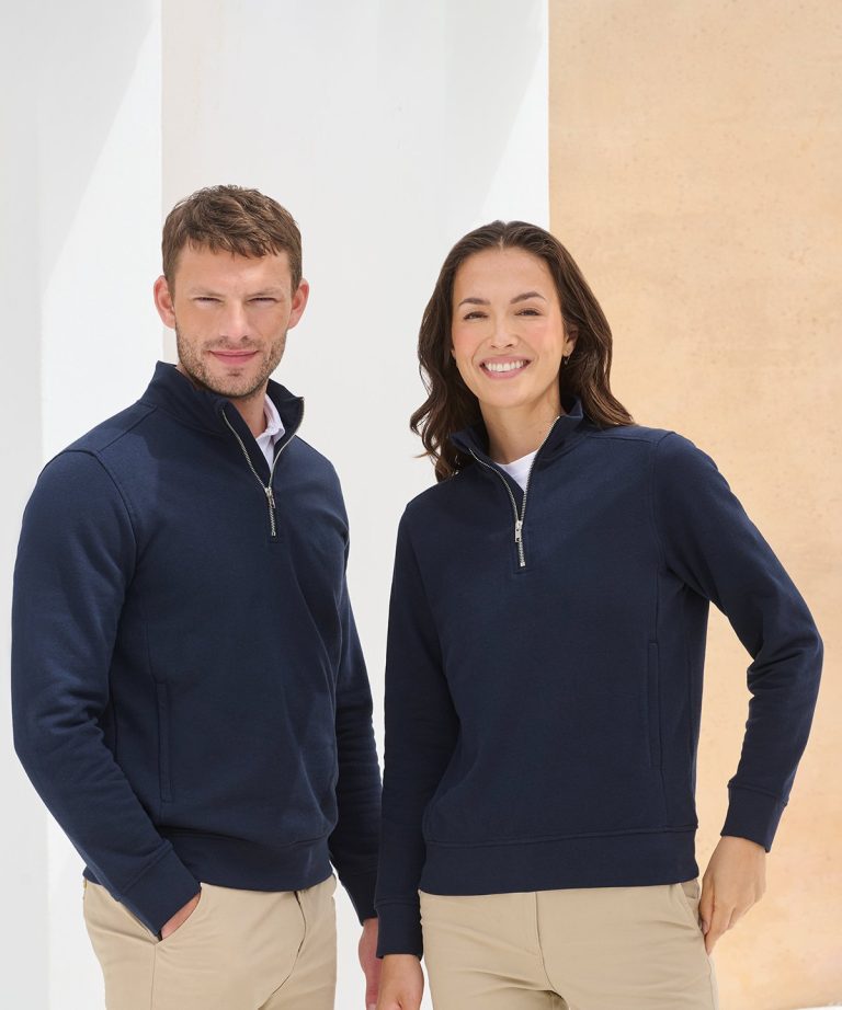 Henbury &#8211; Unisex Sustainable  &#8211; Zip Sweatshirt HB842, Vivid Promotion Workwear