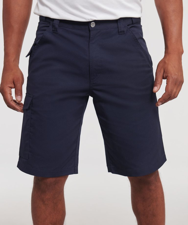 Russell Europe &#8211; Polycotton Twill Workwear Shorts J002M, Vivid Promotion Workwear