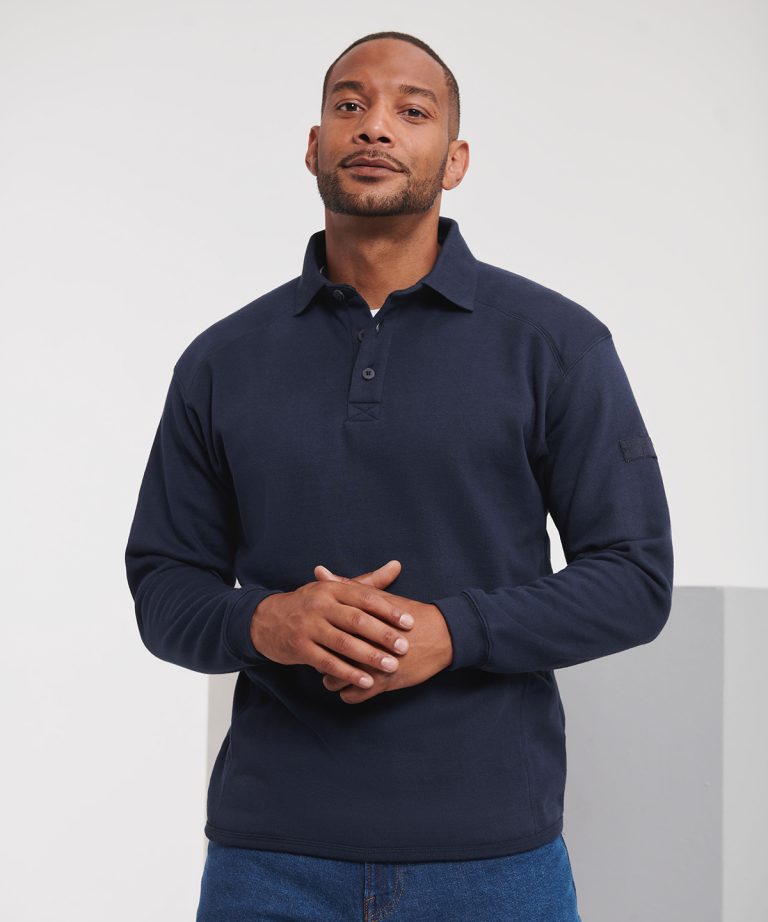 Russell Europe &#8211; Heavy &#8211; Duty Collar Sweatshirt J012M, Vivid Promotion Workwear