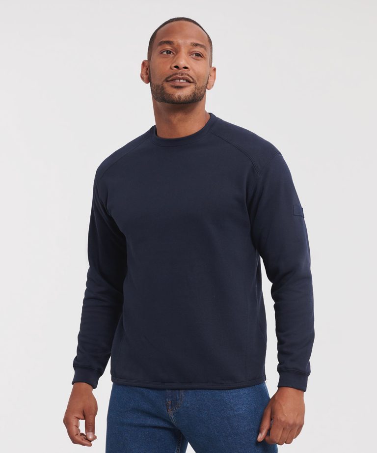 Russell Europe &#8211; Heavy &#8211; Duty Crew Neck Sweatshirt J013M, Vivid Promotion Workwear