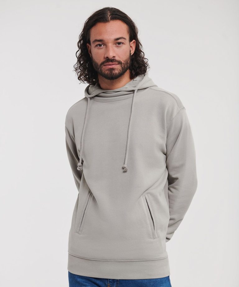 Russell Europe &#8211; Pure Organic High Collar Hooded Sweatshirt J209M, Vivid Promotion Workwear