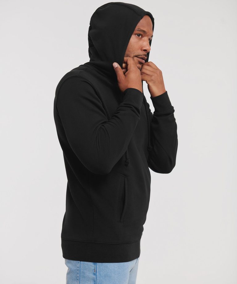 Russell Europe &#8211; Pure Organic High Collar Hooded Sweatshirt J209M, Vivid Promotion Workwear