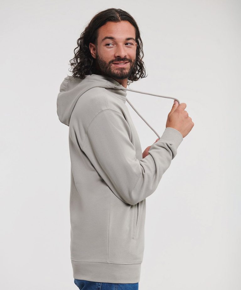 Russell Europe &#8211; Pure Organic High Collar Hooded Sweatshirt J209M, Vivid Promotion Workwear