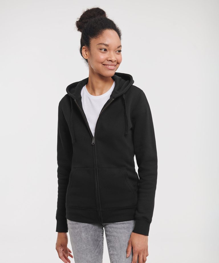 Russell Europe &#8211; Womens Authentic Zipped Hooded Sweatshirt J266F, Vivid Promotion Workwear