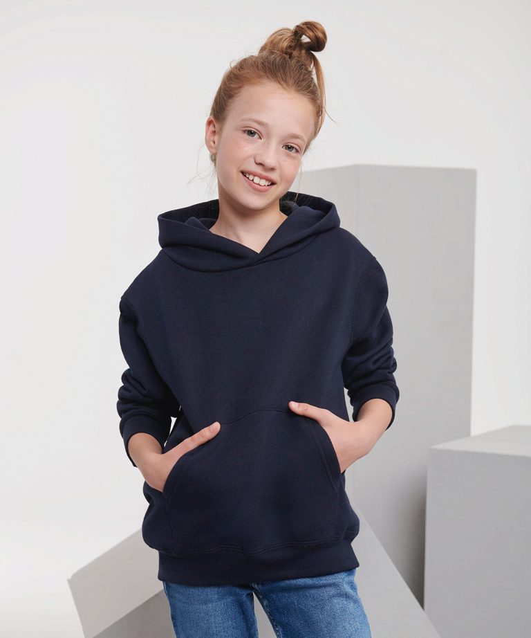 Russell Europe &#8211; Kids Hooded Sweatshirt J575B Unisex, Vivid Promotion Workwear