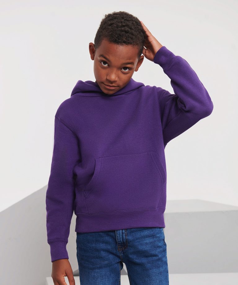 Russell Europe &#8211; Kids Hooded Sweatshirt J575B Unisex, Vivid Promotion Workwear