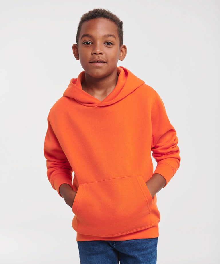 Alternative view of Russell Europe - Kids Hooded Sweatshirt J575B Unisex