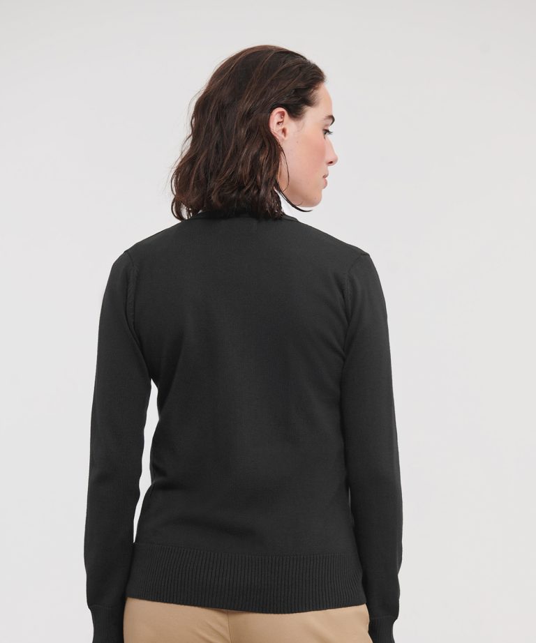 Alternative view of Russell Collection - Womens V-Neck Knitted Cardigan J715F