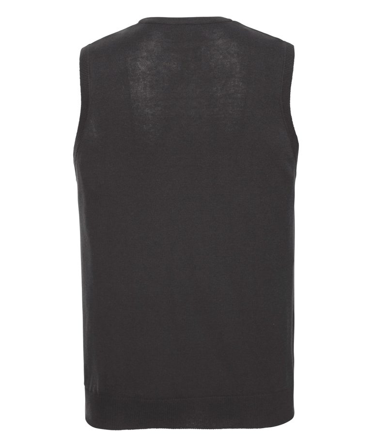 Russell Collection &#8211; V Neck Sleeveless Knitted Sweater J716M, Vivid Promotion Workwear