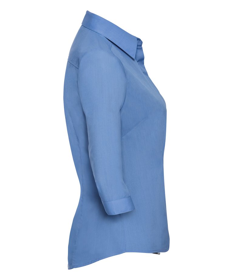 Russell Collection – Womens  Sleeve Polycotton Easycare Fitted Poplin Shirt J926F, Vivid Promotion Workwear Russell Collection – Womens  Sleeve Polycotton Easycare Fitted Poplin Shirt J926F, Vivid Promotion Workwear
