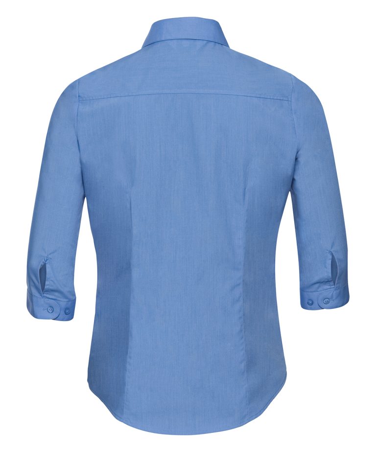 Russell Collection – Womens  Sleeve Polycotton Easycare Fitted Poplin Shirt J926F, Vivid Promotion Workwear Russell Collection – Womens  Sleeve Polycotton Easycare Fitted Poplin Shirt J926F, Vivid Promotion Workwear