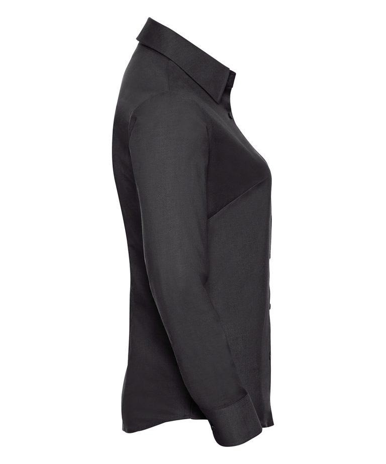 Russell Collection &#8211; Womens Long Sleeve Easycare Oxford Shirt J932F, Vivid Promotion Workwear