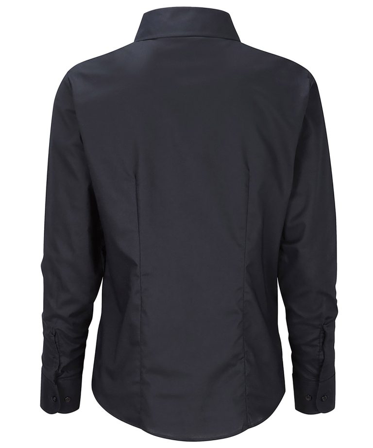 Russell Collection &#8211; Womens Long Sleeve Easycare Oxford Shirt J932F, Vivid Promotion Workwear