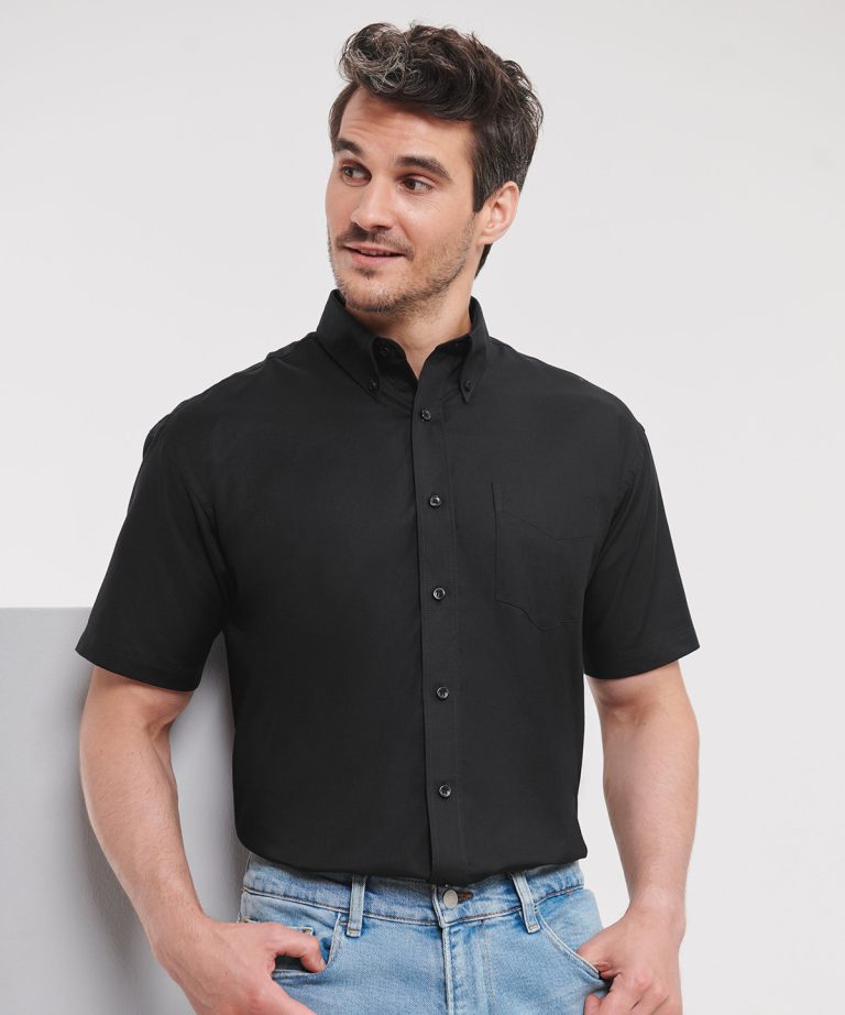 Russell Collection &#8211; Short Sleeve Easycare Oxford Shirt J933M, Vivid Promotion Workwear