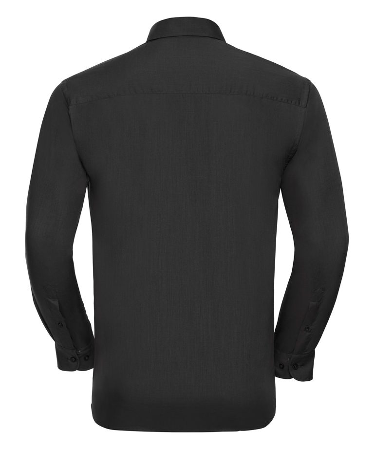Russell Collection &#8211; Long Sleeve Polycotton Easycare Poplin Shirt J934M, Vivid Promotion Workwear